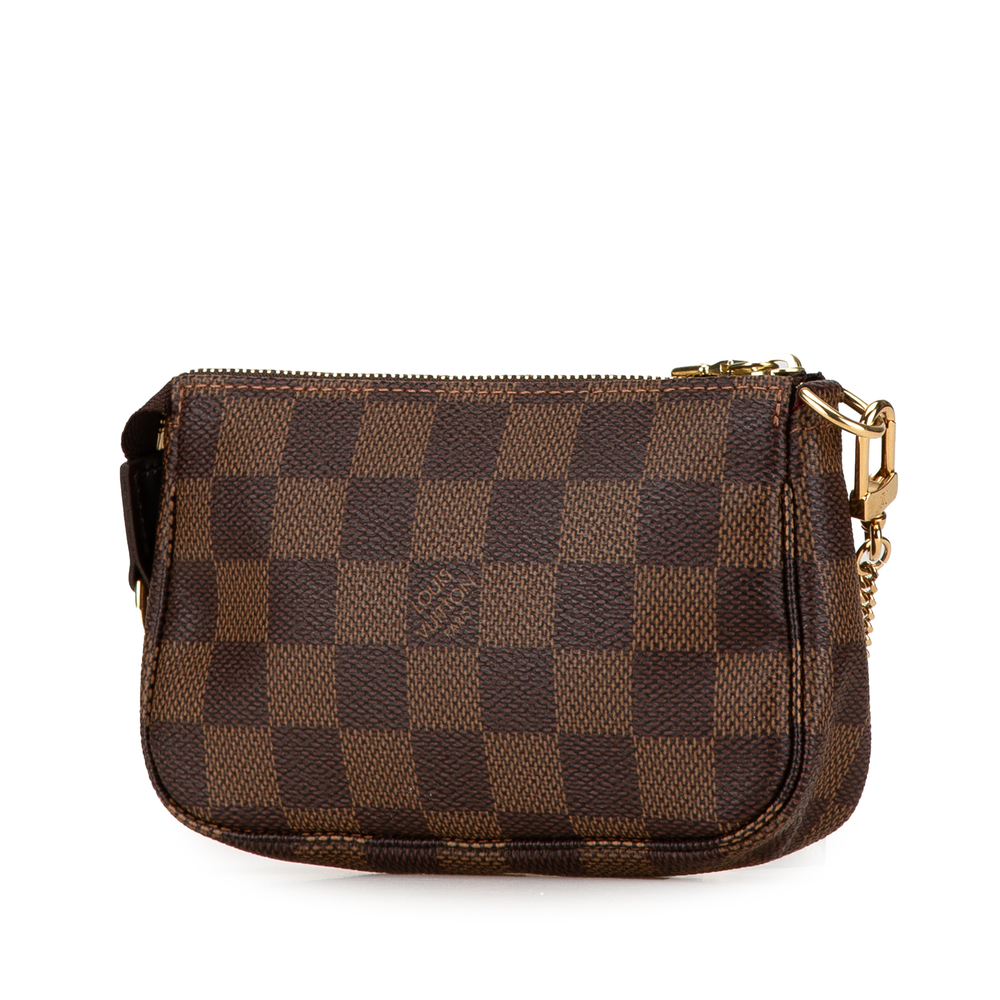 Pre-Loved Louis Vuitton Damier Ebene Mini Pochette Accessoires - Picture 2 of 7